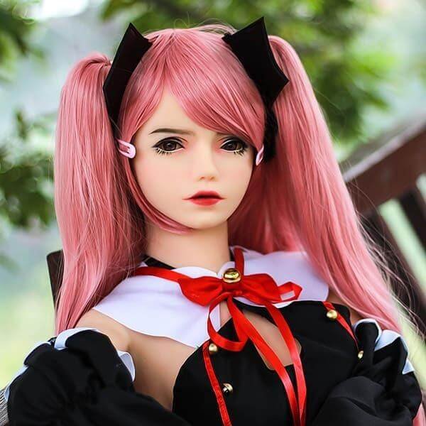 PINK HAIR ANIME SEX DOLL MASSIN